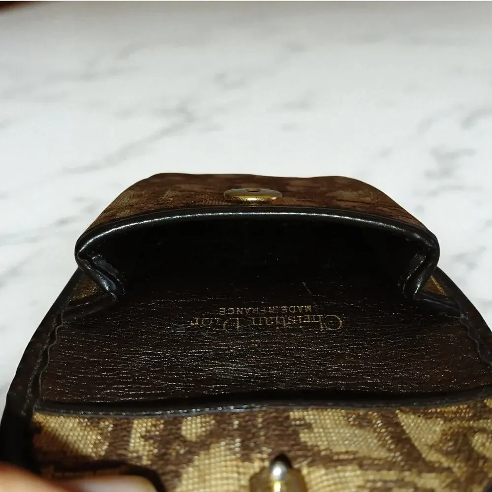 FLASH SALE Christian Dior Lady Dior Vintage Eyeglass & Accessory Case Jacquard